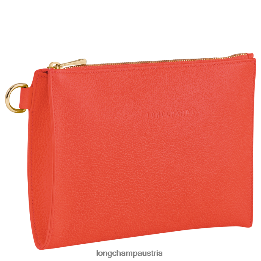 Lederwaren bei Longchamp Frauen Le Foulonne-Beutel orange 2008BJ700