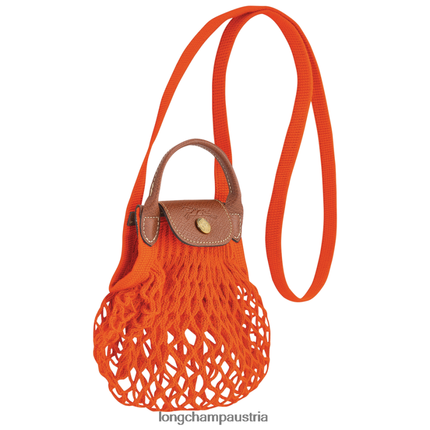 Lederwaren bei Longchamp Frauen Le Plage Filet-Netzbeutel orange 2008BJ6
