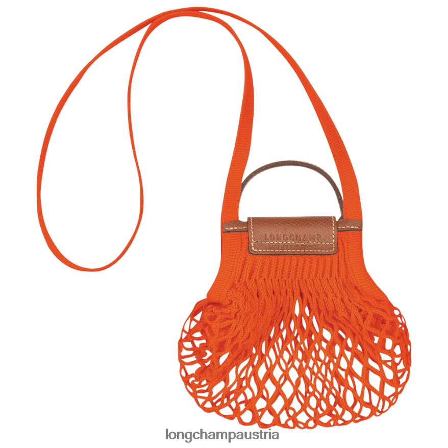 Lederwaren bei Longchamp Frauen Le Plage Filet-Netzbeutel orange 2008BJ6