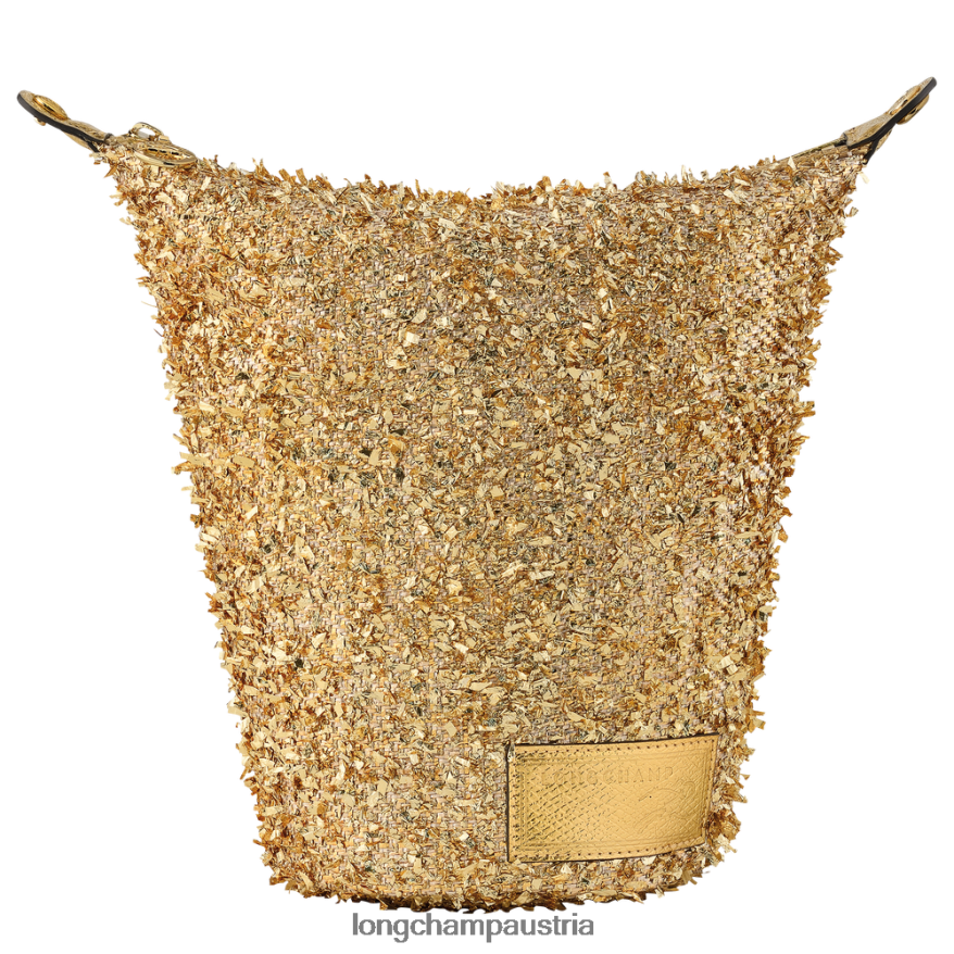 Lederwaren bei Longchamp Frauen Le Plage Sammelbeutel Gold 2008BJ221