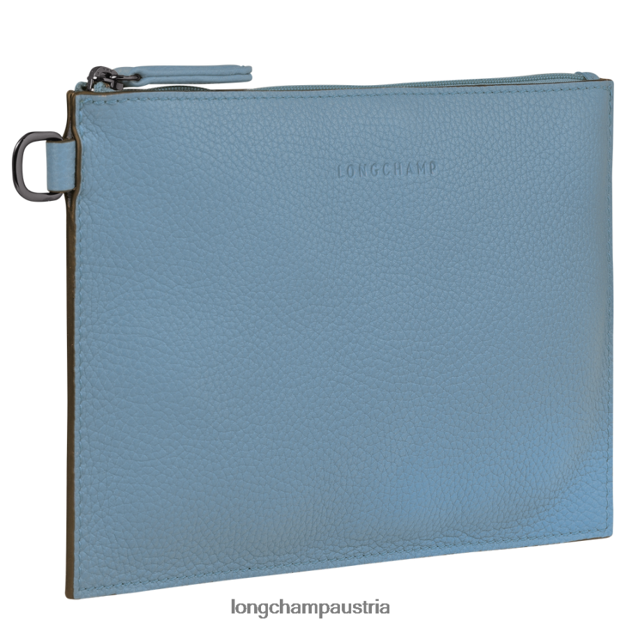 Lederwaren bei Longchamp Frauen Roseau-Essential-Beutel Schiefer 2008BJ693