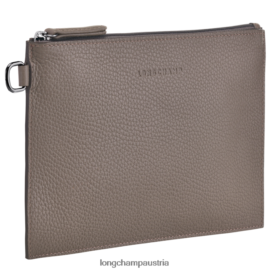 Lederwaren bei Longchamp Frauen Roseau-Essential-Beutel grau 2008BJ692