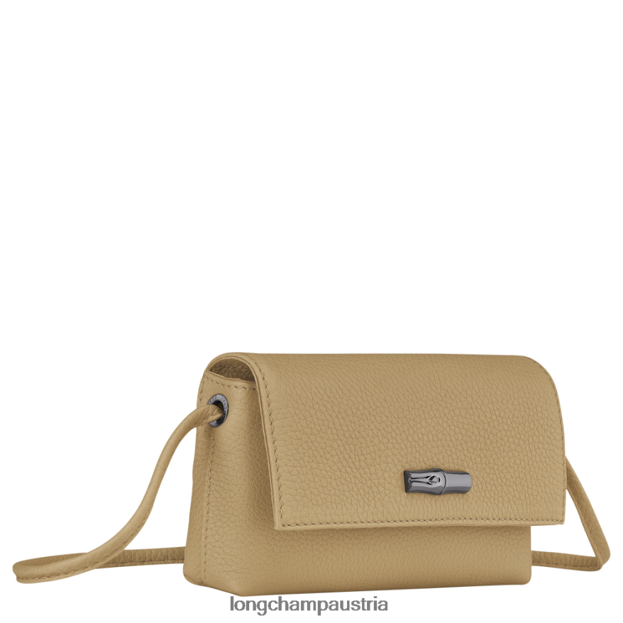 Lederwaren bei Longchamp Frauen Roseau Essential Clutch Beige 2008BJ10