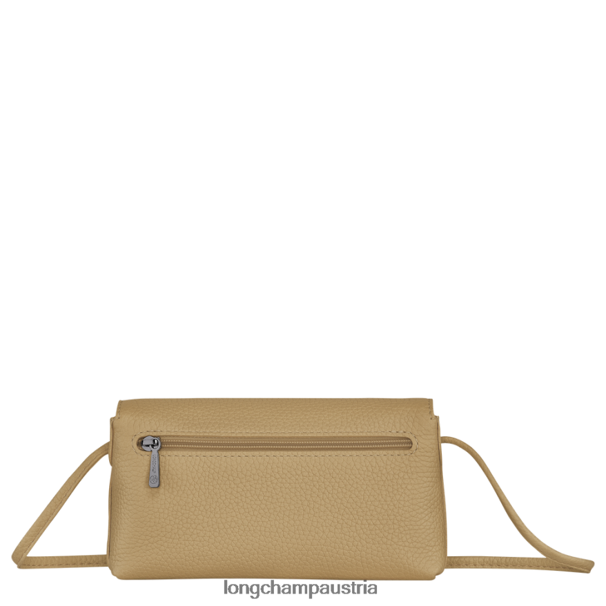 Lederwaren bei Longchamp Frauen Roseau Essential Clutch Beige 2008BJ10