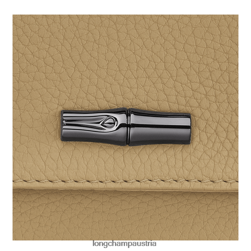 Lederwaren bei Longchamp Frauen Roseau Essential Clutch Beige 2008BJ10