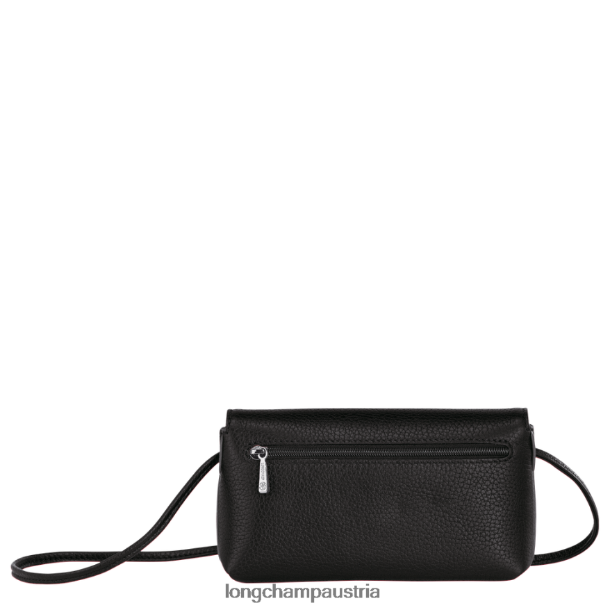 Lederwaren bei Longchamp Frauen Roseau Essential Clutch Schwarz 2008BJ9