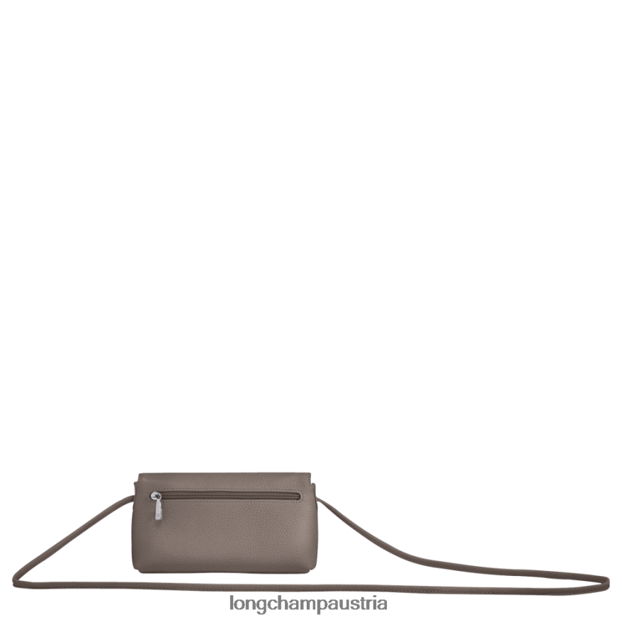 Lederwaren bei Longchamp Frauen Roseau Essential Clutch grau 2008BJ11