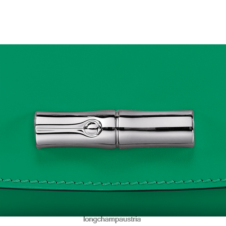 Lederwaren bei Longchamp Frauen Roseau-Kupplung Gras/grünes Licht 2008BJ248