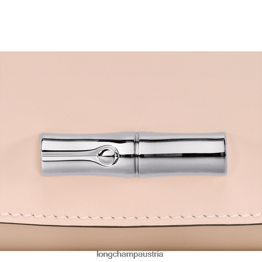 Lederwaren bei Longchamp Frauen Roseau-Kupplung blasses Rosa 2008BJ249