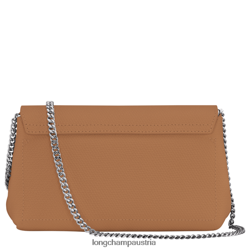 Lederwaren bei Longchamp Frauen Roseau-Kupplung natürlich 2008BJ251