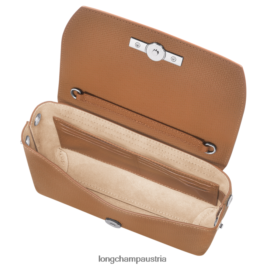 Lederwaren bei Longchamp Frauen Roseau-Kupplung natürlich 2008BJ251