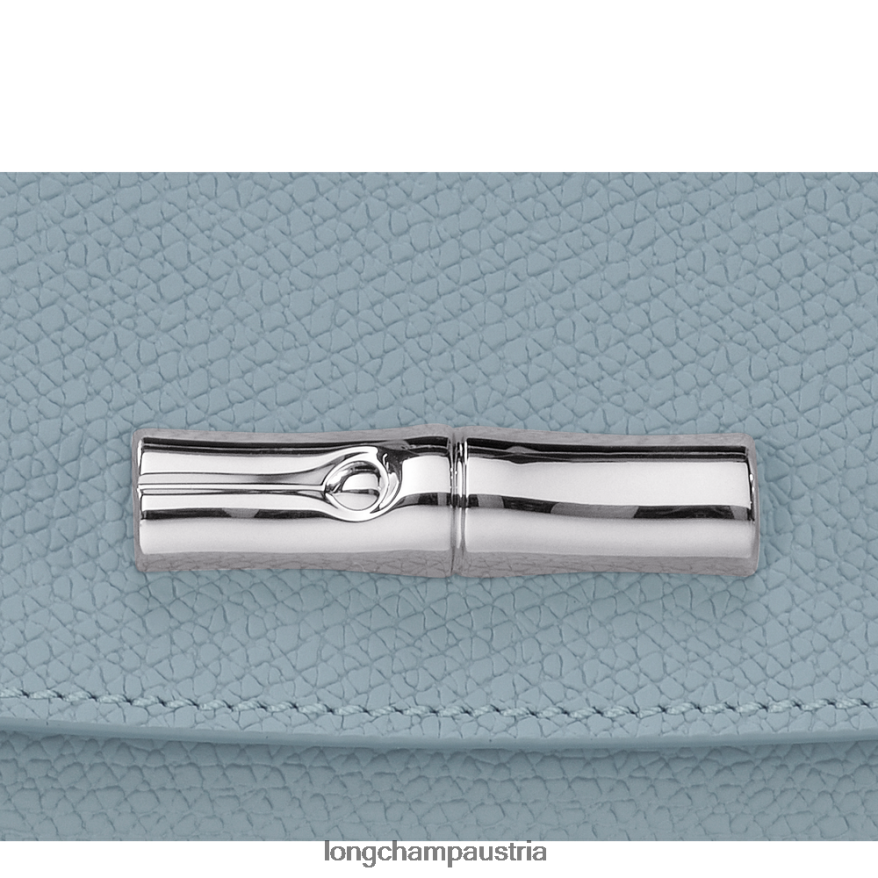 Lederwaren bei Longchamp Frauen Roseau-Kupplung wolkenblau 2008BJ254