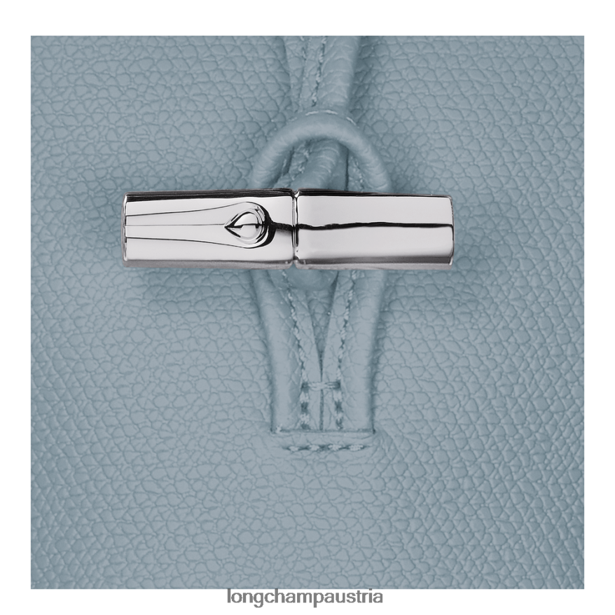 Lederwaren bei Longchamp Frauen Roseau-Telefonhülle mit Spitze wolkenblau 2008BJ687