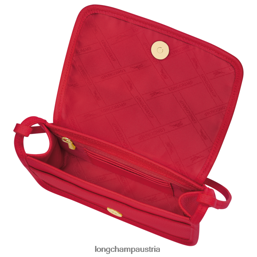 Lederwaren bei Longchamp Frauen Le Foulonne-Geldbörse mit Kette Liebe 2008BJ331