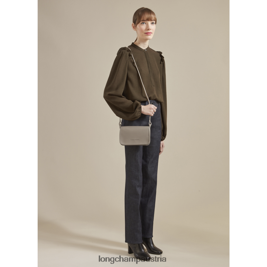 Lederwaren bei Longchamp Frauen Le Foulonne-Geldbörse mit Kette Rot 2008BJ330