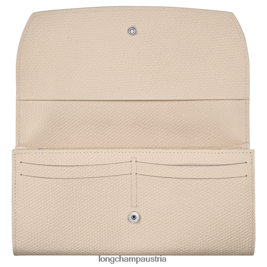 Lederwaren bei Longchamp Frauen Roseau Continental-Geldbörse Papier 2008BJ590