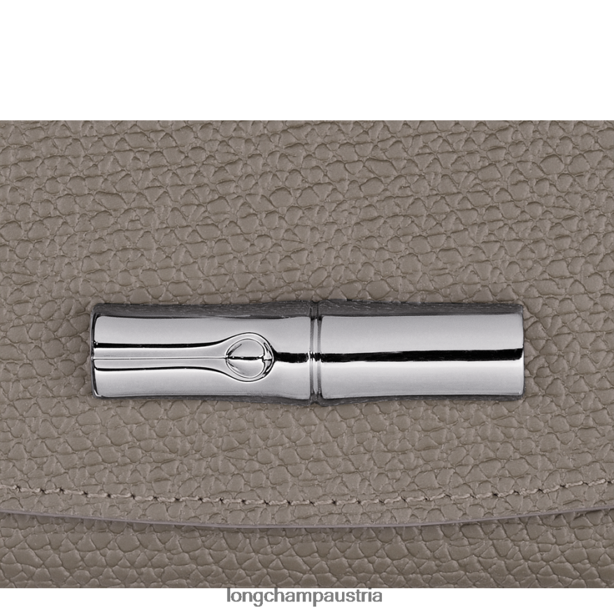 Lederwaren bei Longchamp Frauen Roseau-Geldbörse Turteltaube 2008BJ580