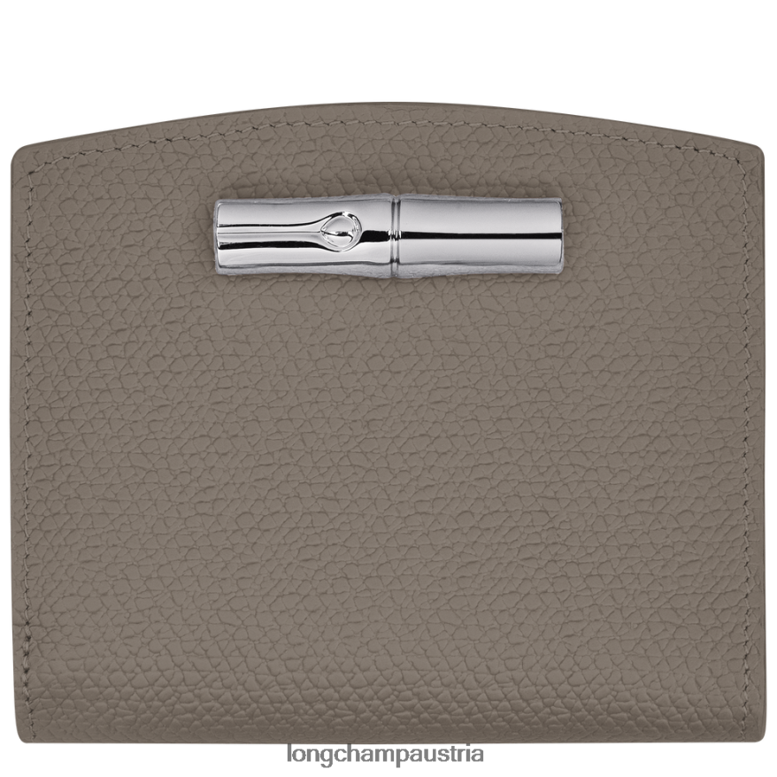 Lederwaren bei Longchamp Frauen Roseau-Geldbörse Turteltaube 2008BJ586