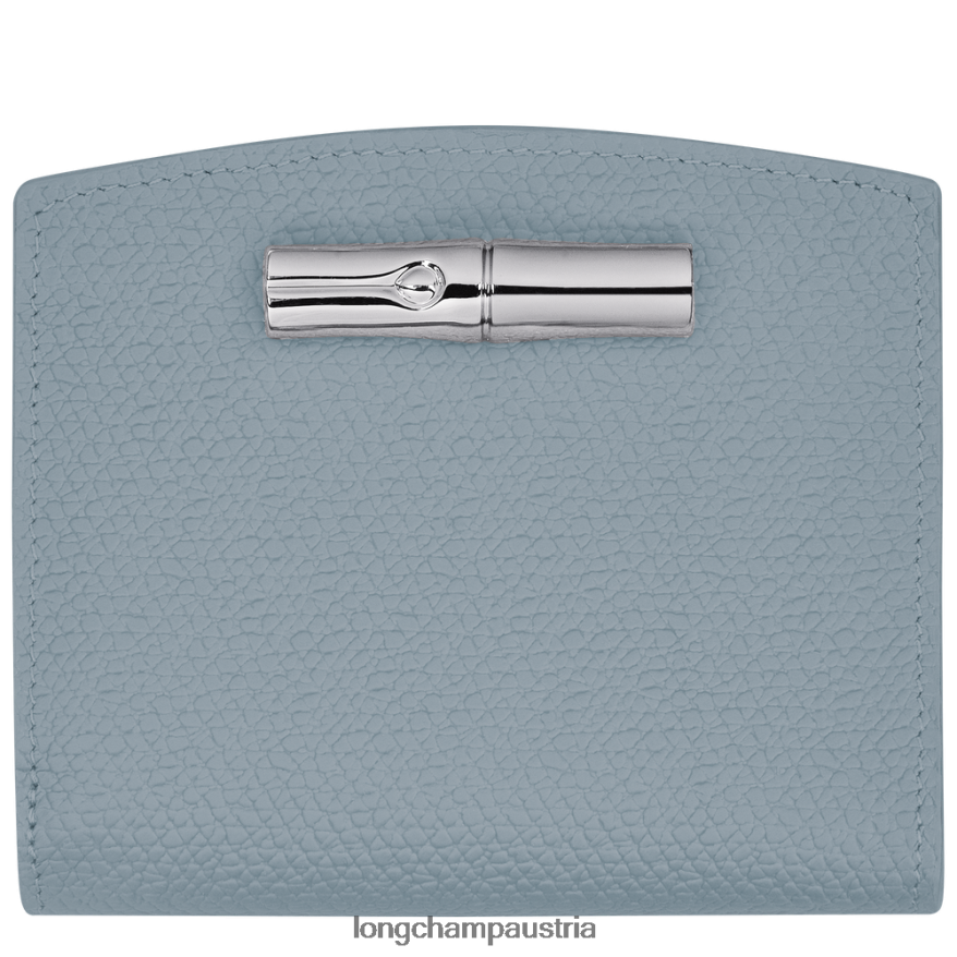 Lederwaren bei Longchamp Frauen Roseau-Geldbörse wolkenblau 2008BJ585