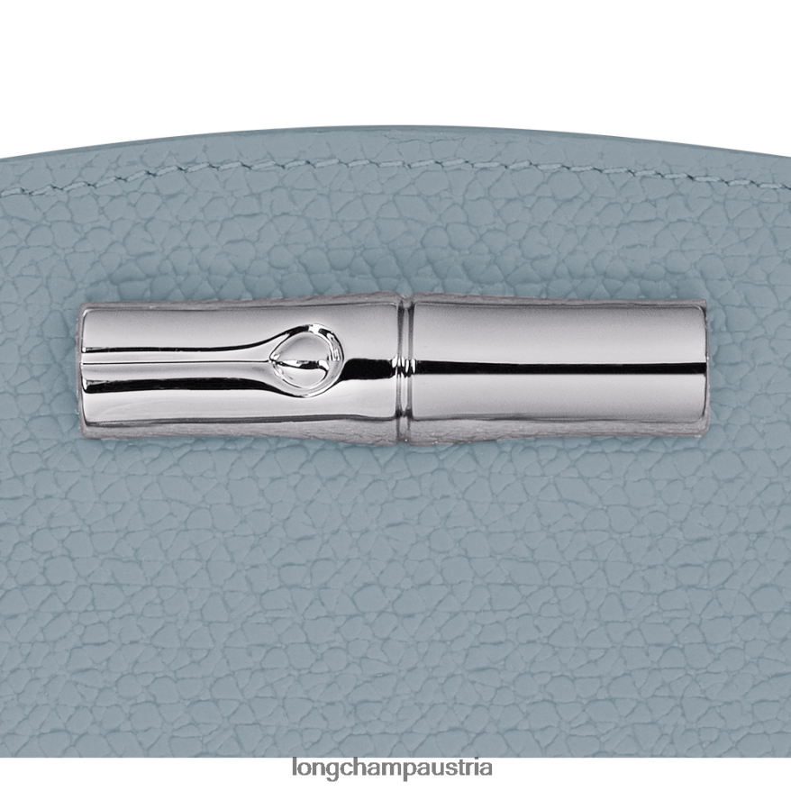 Lederwaren bei Longchamp Frauen Roseau-Geldbörse wolkenblau 2008BJ585