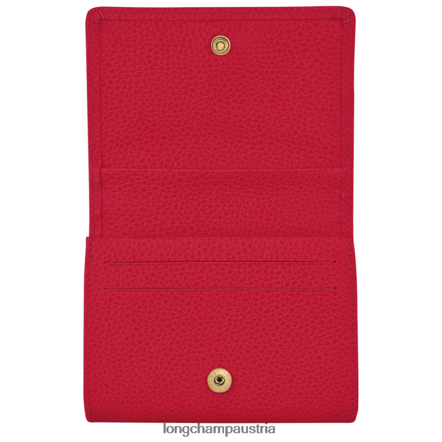 Lederwaren bei Longchamp Frauen Le Foulonne Geldbörse Liebe 2008BJ523