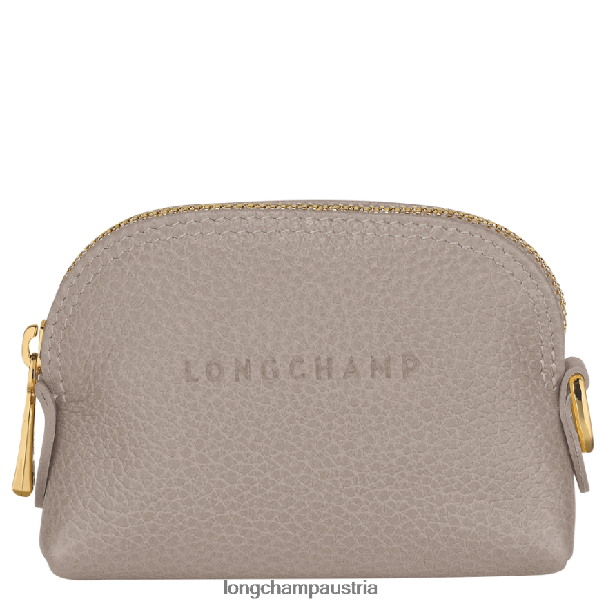 Lederwaren bei Longchamp Frauen Le Foulonne Geldbörse Turteltaube 2008BJ528