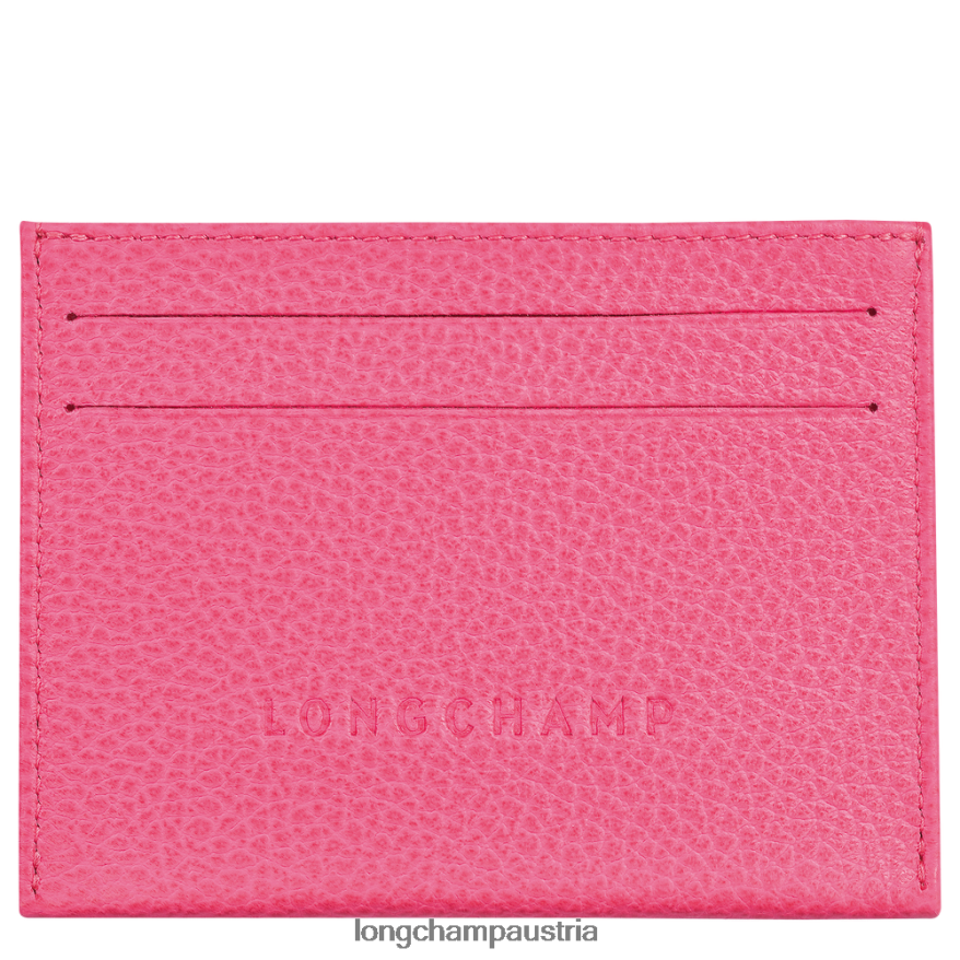 Lederwaren bei Longchamp Frauen Le Foulonne-Karteninhaber Süßigkeiten 2008BJ648