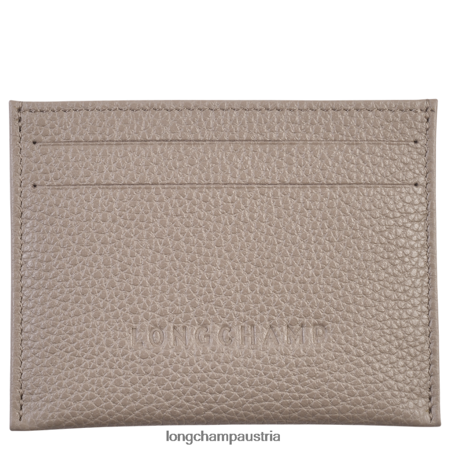 Lederwaren bei Longchamp Frauen Le Foulonne-Karteninhaber Turteltaube 2008BJ647