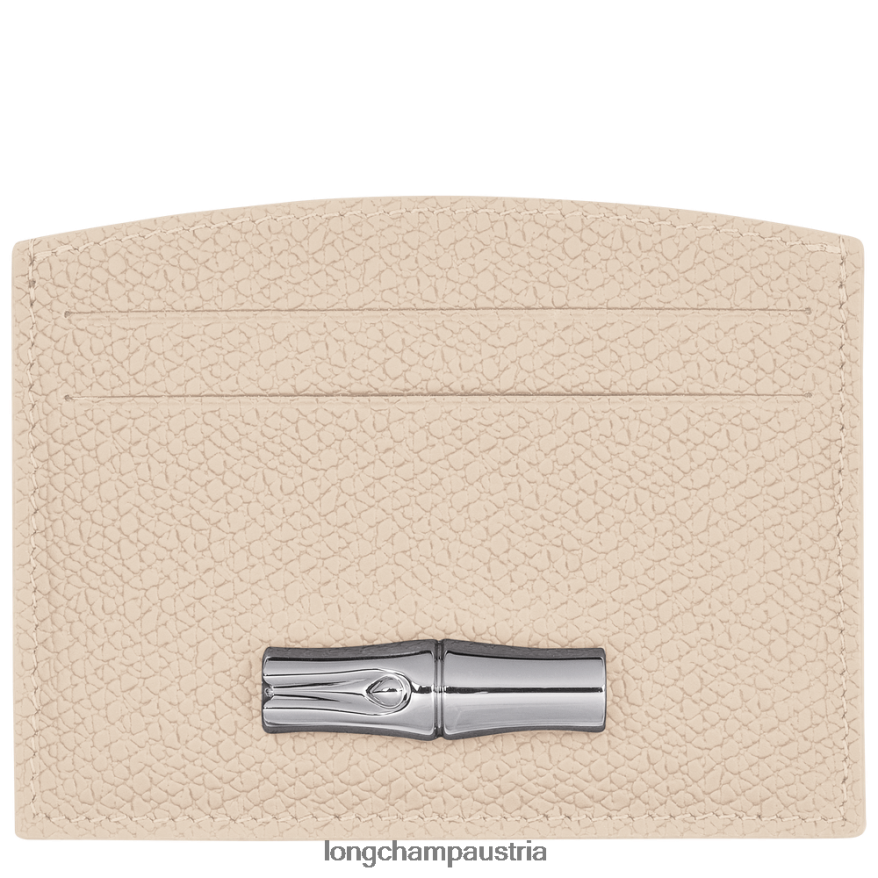 Lederwaren bei Longchamp Frauen Roseau-Kartenhalter Papier 2008BJ639