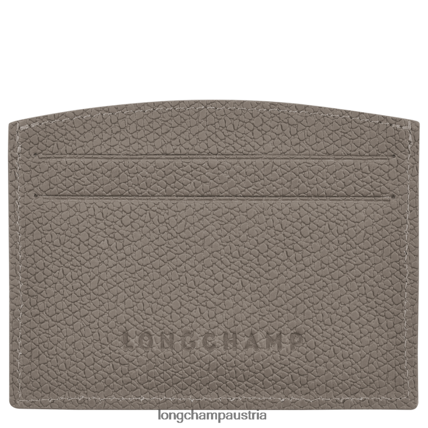 Lederwaren bei Longchamp Frauen Roseau-Kartenhalter Turteltaube 2008BJ641