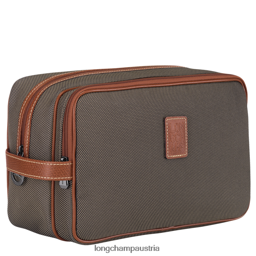 Taschen bei Longchamp Frauen Boxford Kulturbeutel braun 2008BJ863