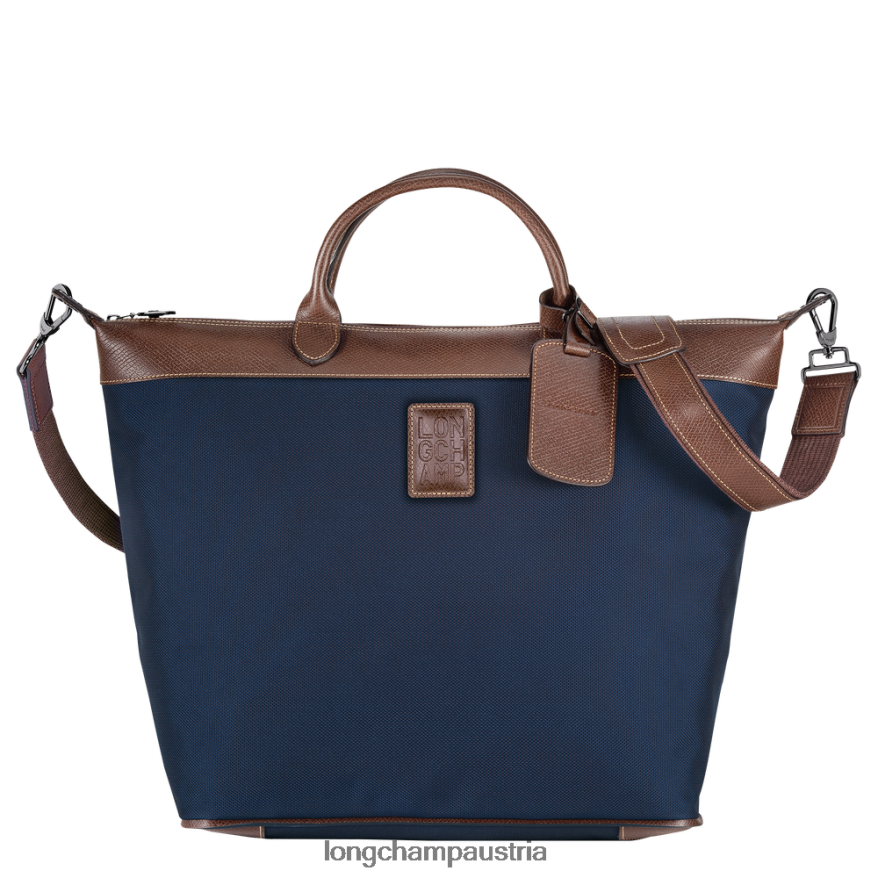 Taschen bei Longchamp Frauen Boxford-Reisetasche Blau 2008BJ764