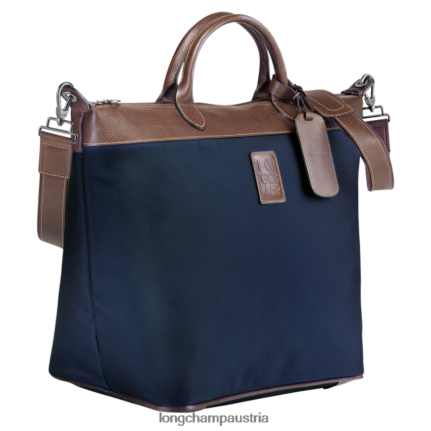 Taschen bei Longchamp Frauen Boxford-Reisetasche Blau 2008BJ764