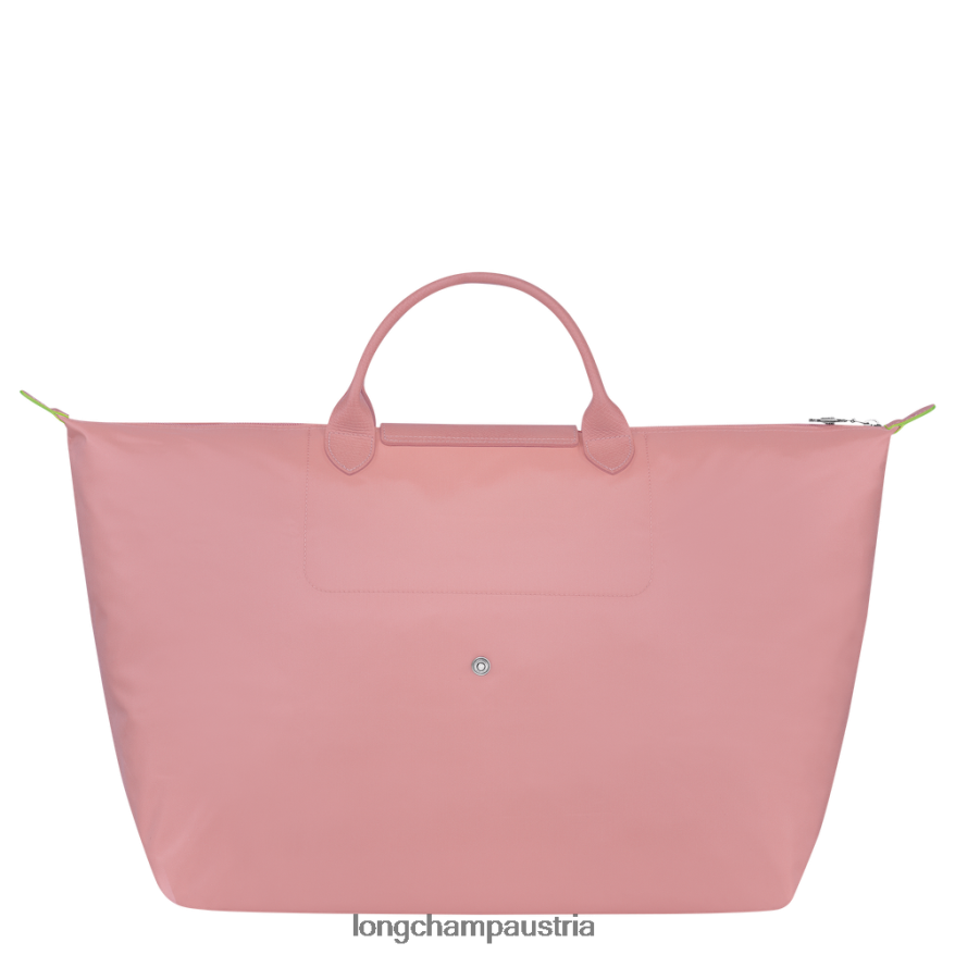 Taschen bei Longchamp Frauen Grüne Reisetasche von Le Plage Blütenblatt rosa 2008BJ792