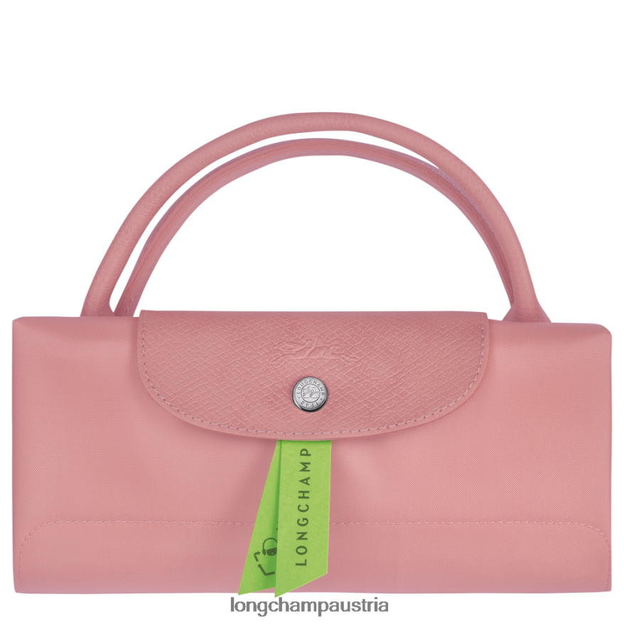 Taschen bei Longchamp Frauen Grüne Reisetasche von Le Plage Blütenblatt rosa 2008BJ792