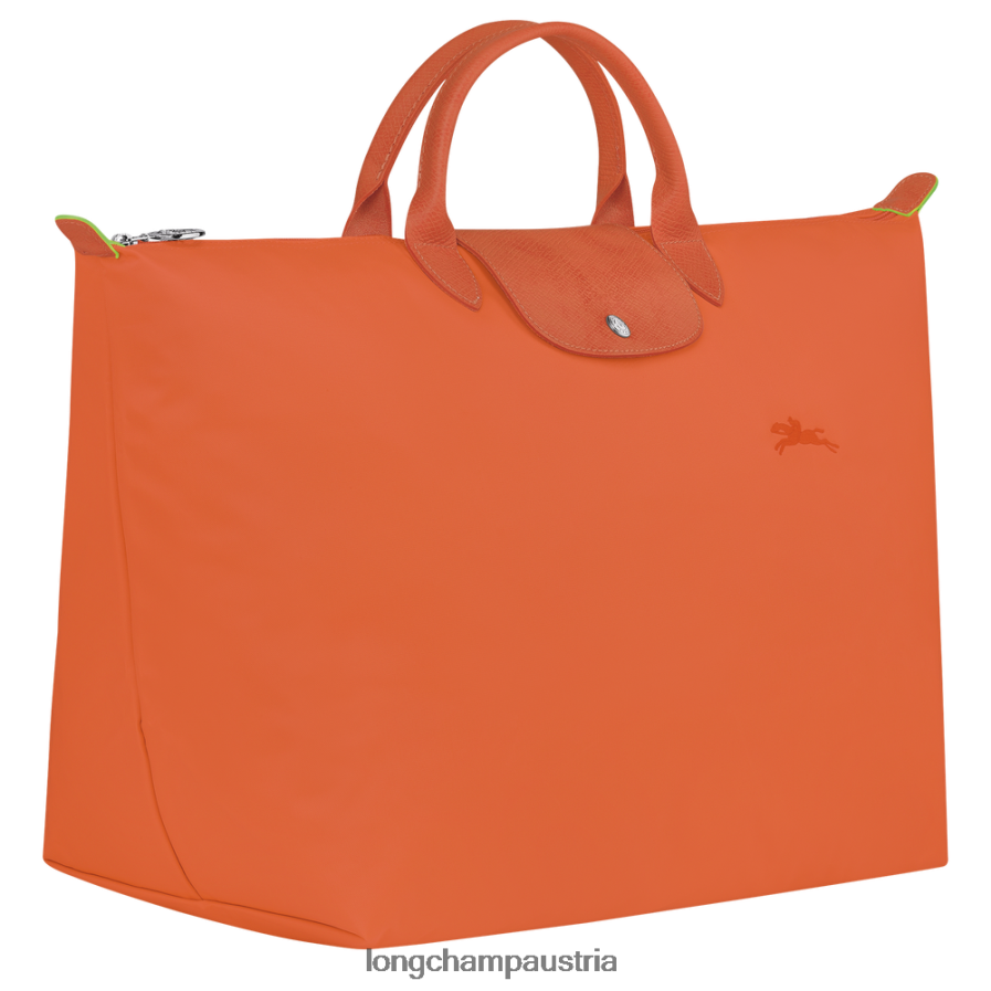 Taschen bei Longchamp Frauen Grüne Reisetasche von Le Plage Karotte 2008BJ791