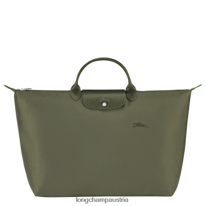 Taschen bei Longchamp Frauen Grüne Reisetasche von Le Plage Wald 2008BJ787