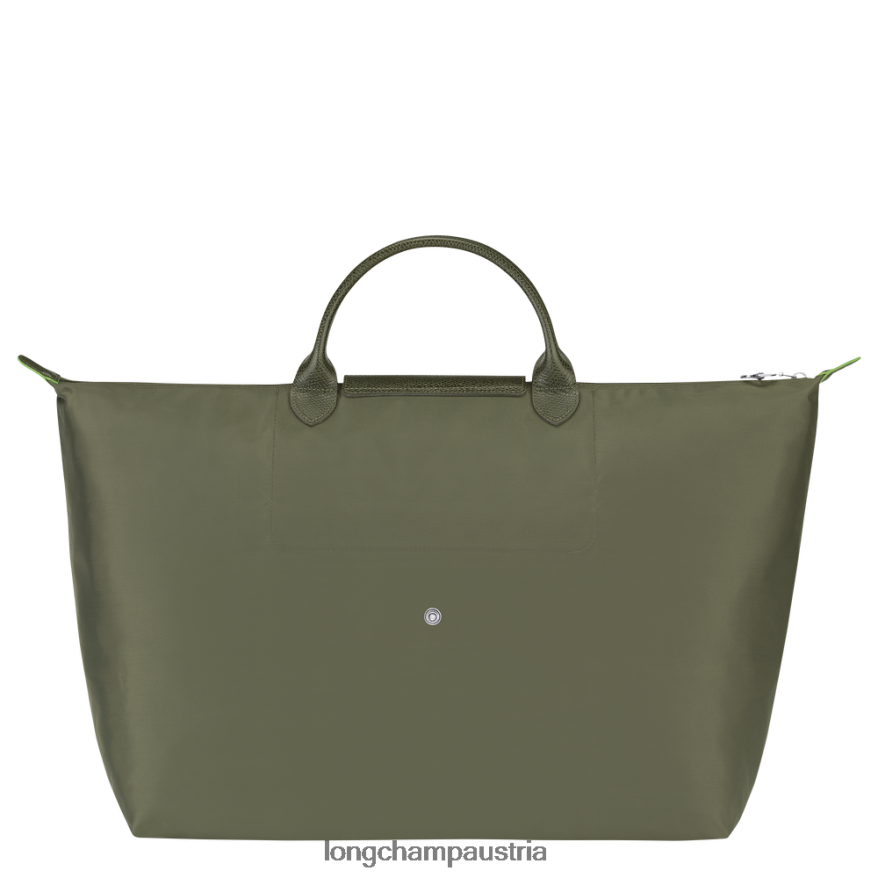 Taschen bei Longchamp Frauen Grüne Reisetasche von Le Plage Wald 2008BJ787