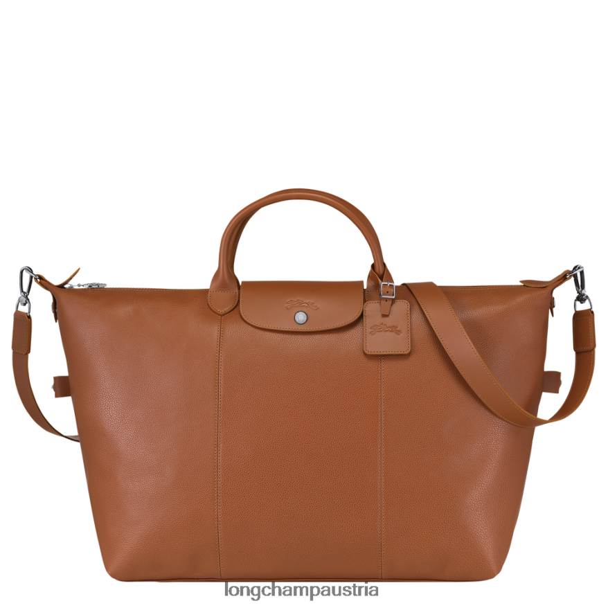 Taschen bei Longchamp Frauen Le Foulonne Reisetasche Karamell 2008BJ829
