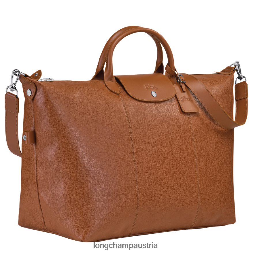 Taschen bei Longchamp Frauen Le Foulonne Reisetasche Karamell 2008BJ829