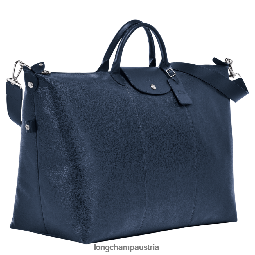 Taschen bei Longchamp Frauen Le Foulonne Reisetasche Marine 2008BJ828