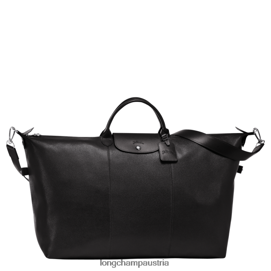 Taschen bei Longchamp Frauen Le Foulonne Reisetasche Schwarz 2008BJ827