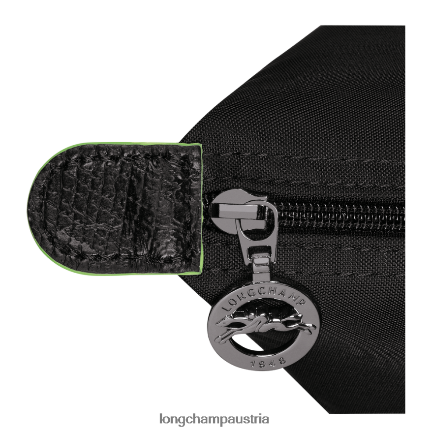 Taschen bei Longchamp Frauen Le Plage grüne Reisetasche erweiterbar Schwarz 2008BJ800