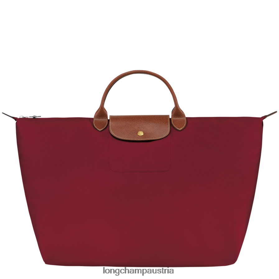Taschen bei Longchamp Frauen Originale Reisetasche von Le Plage Rot 2008BJ807