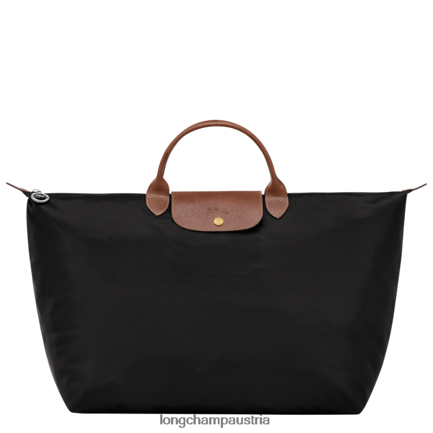 Taschen bei Longchamp Frauen Originale Reisetasche von Le Plage Schwarz 2008BJ805