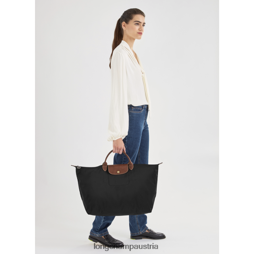 Taschen bei Longchamp Frauen Originale Reisetasche von Le Plage Schwarz 2008BJ805