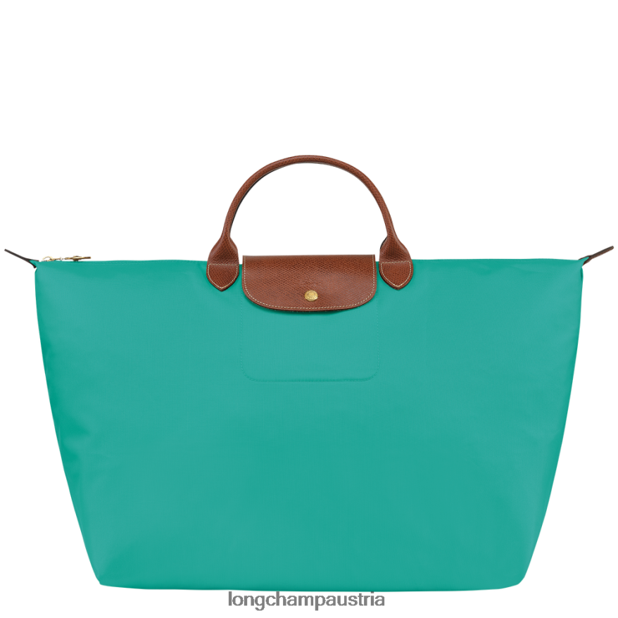 Taschen bei Longchamp Frauen Originale Reisetasche von Le Plage Türkis 2008BJ809