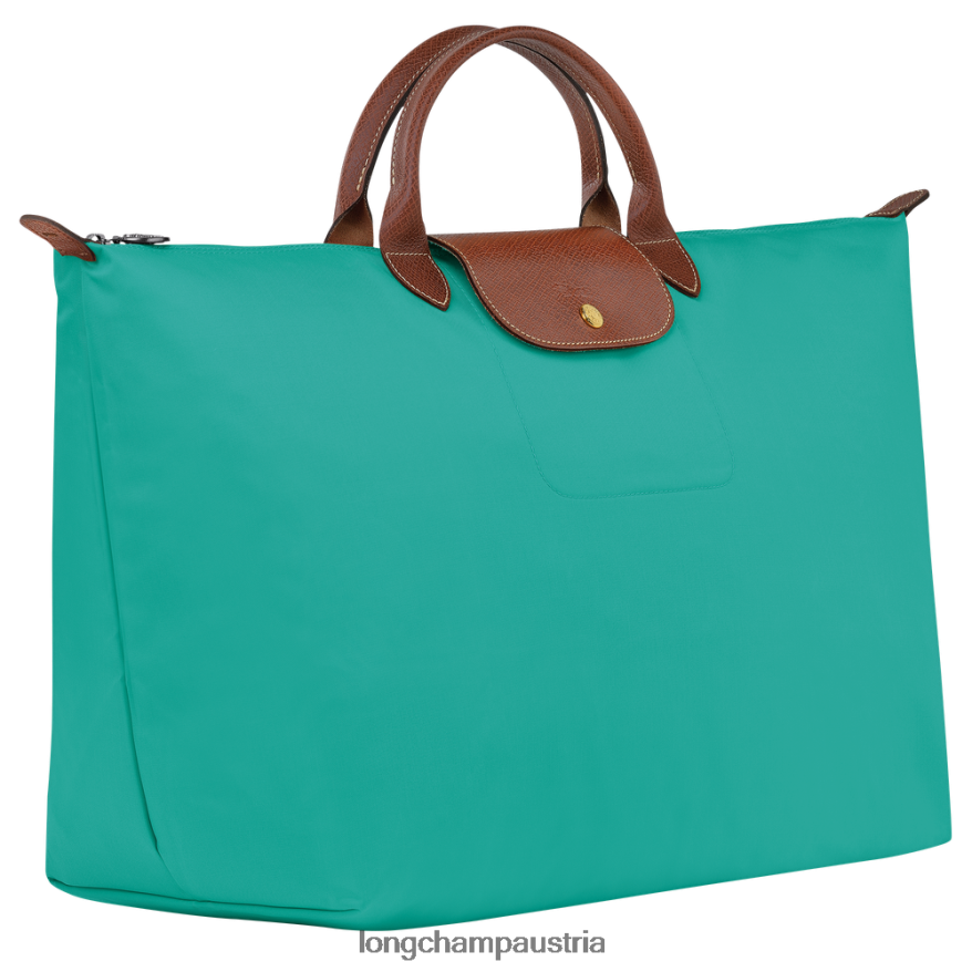 Taschen bei Longchamp Frauen Originale Reisetasche von Le Plage Türkis 2008BJ809