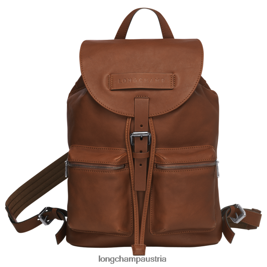 Taschen bei Longchamp Frauen 3D-Rucksack Cognac 2008BJ453
