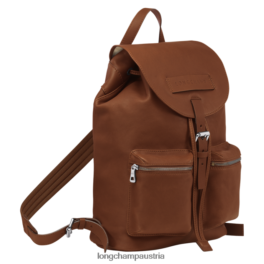 Taschen bei Longchamp Frauen 3D-Rucksack Cognac 2008BJ453